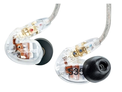 Shure SE535-CL -nappikuulokkeet,kirkas