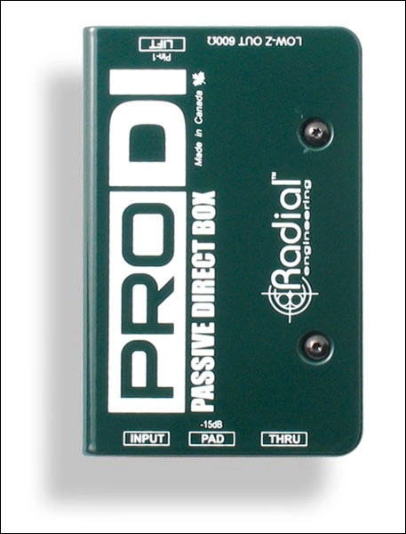 Radial ProDI Passiivi-DI-boxi