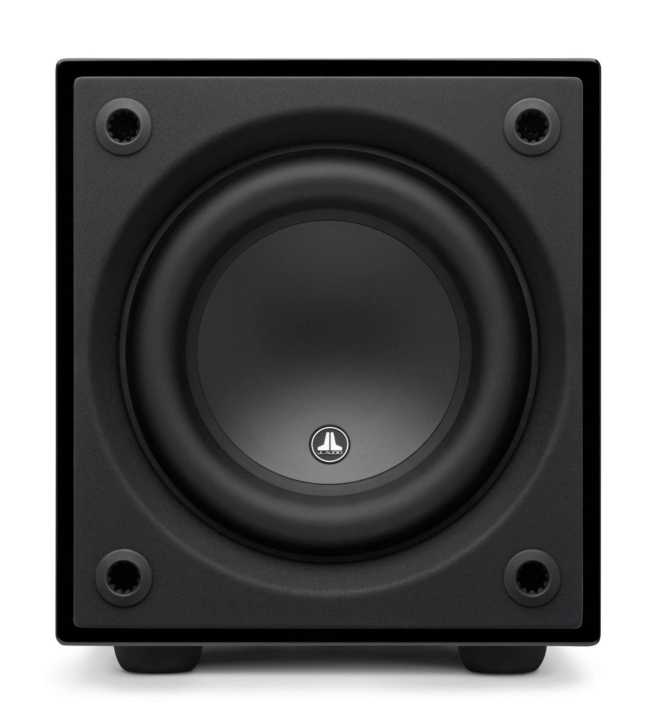 JL Audio d108 8" aktiivisubwoofer, pianomusta