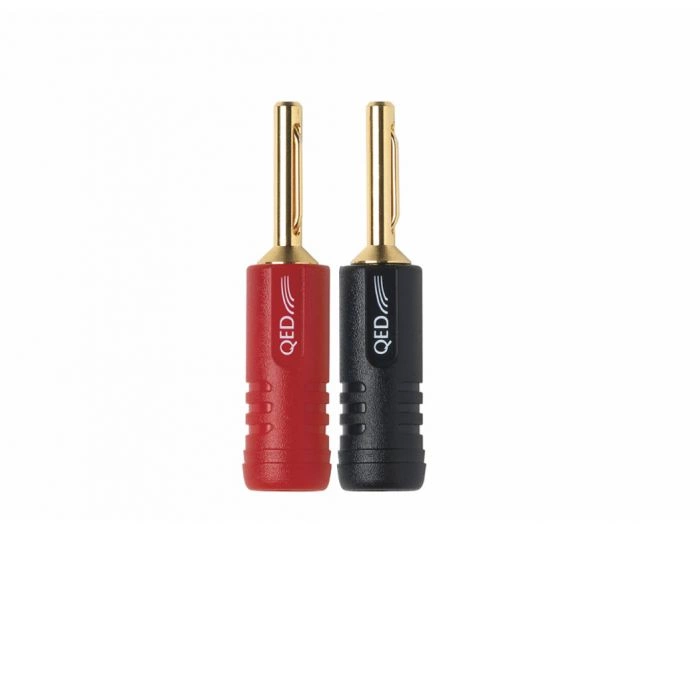 QED Screwloc ABS plug ruuvattava banaaniliitin