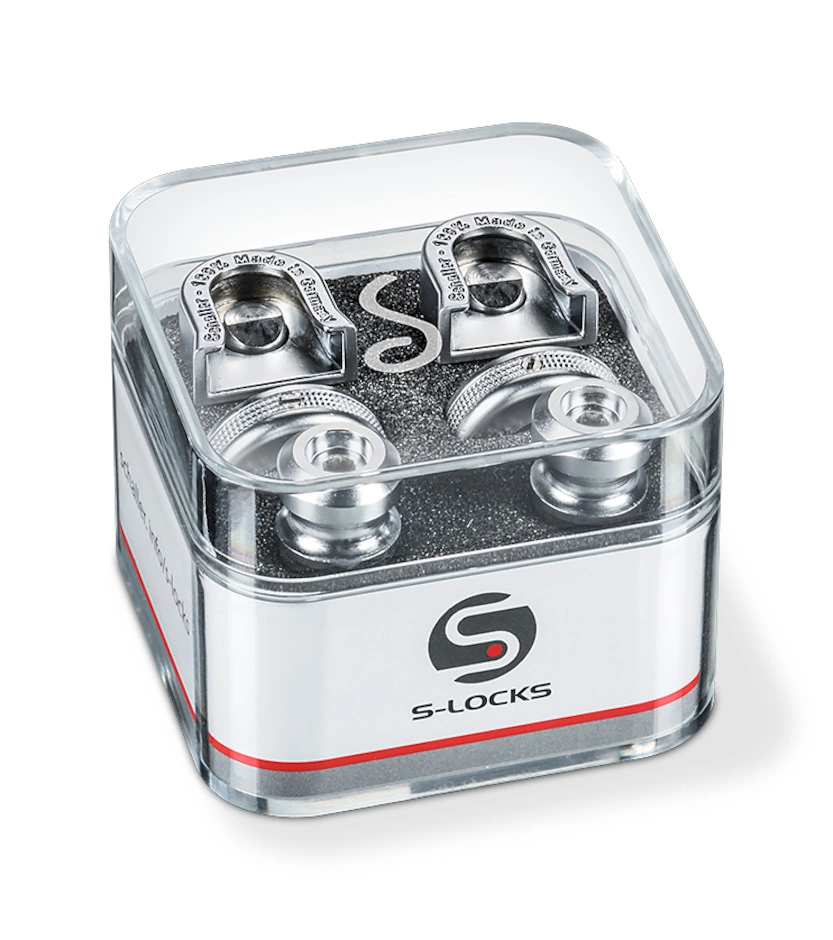 Schaller S-Locks hihnalukot, satin chrome pakkaus 101305f9a7704b22d1.jpg