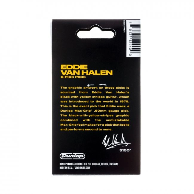 DUNLOP EVH VH II EDDIE VAN HALEN -PLEKTRAT, 6KPL