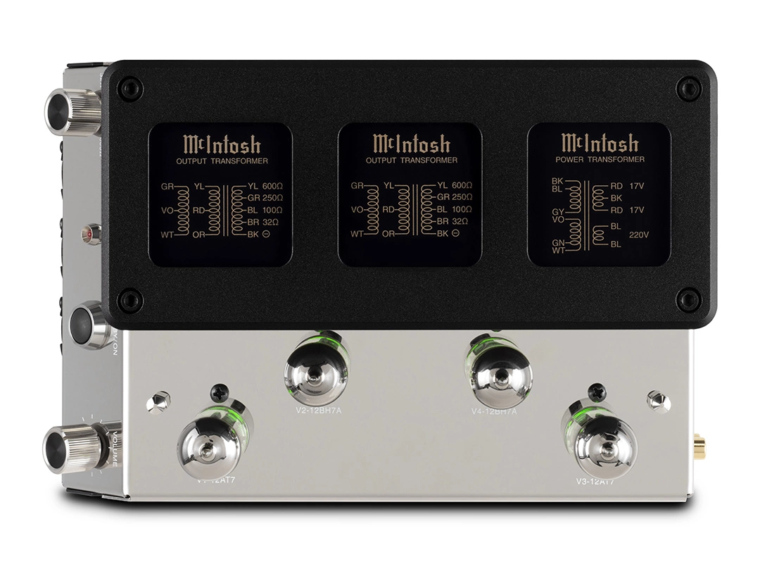 McIntosh MHA200 ylhäältä ilman kehikkoa