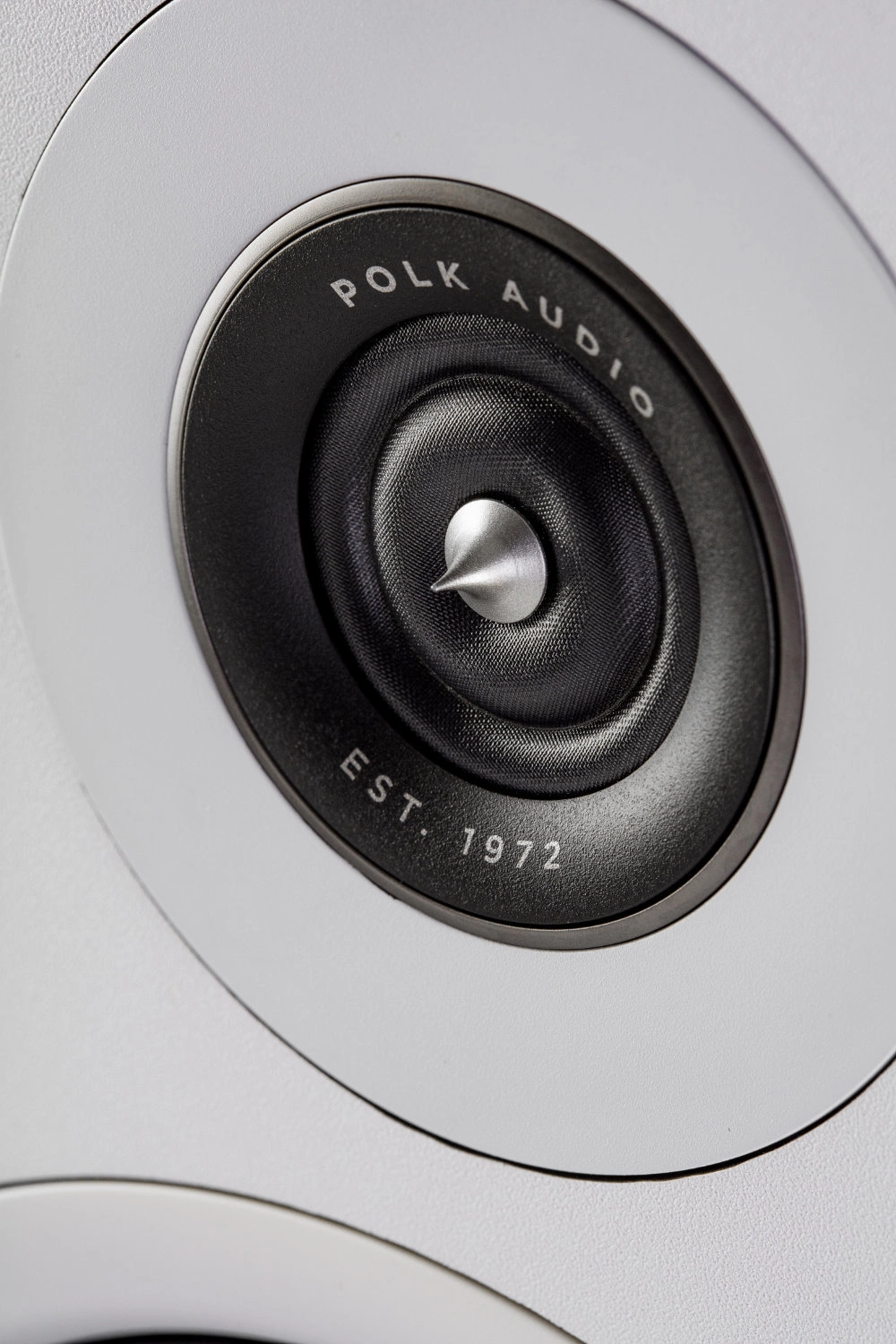 Polk Audio R100 jalustakaiutin, valkoinen diskantti