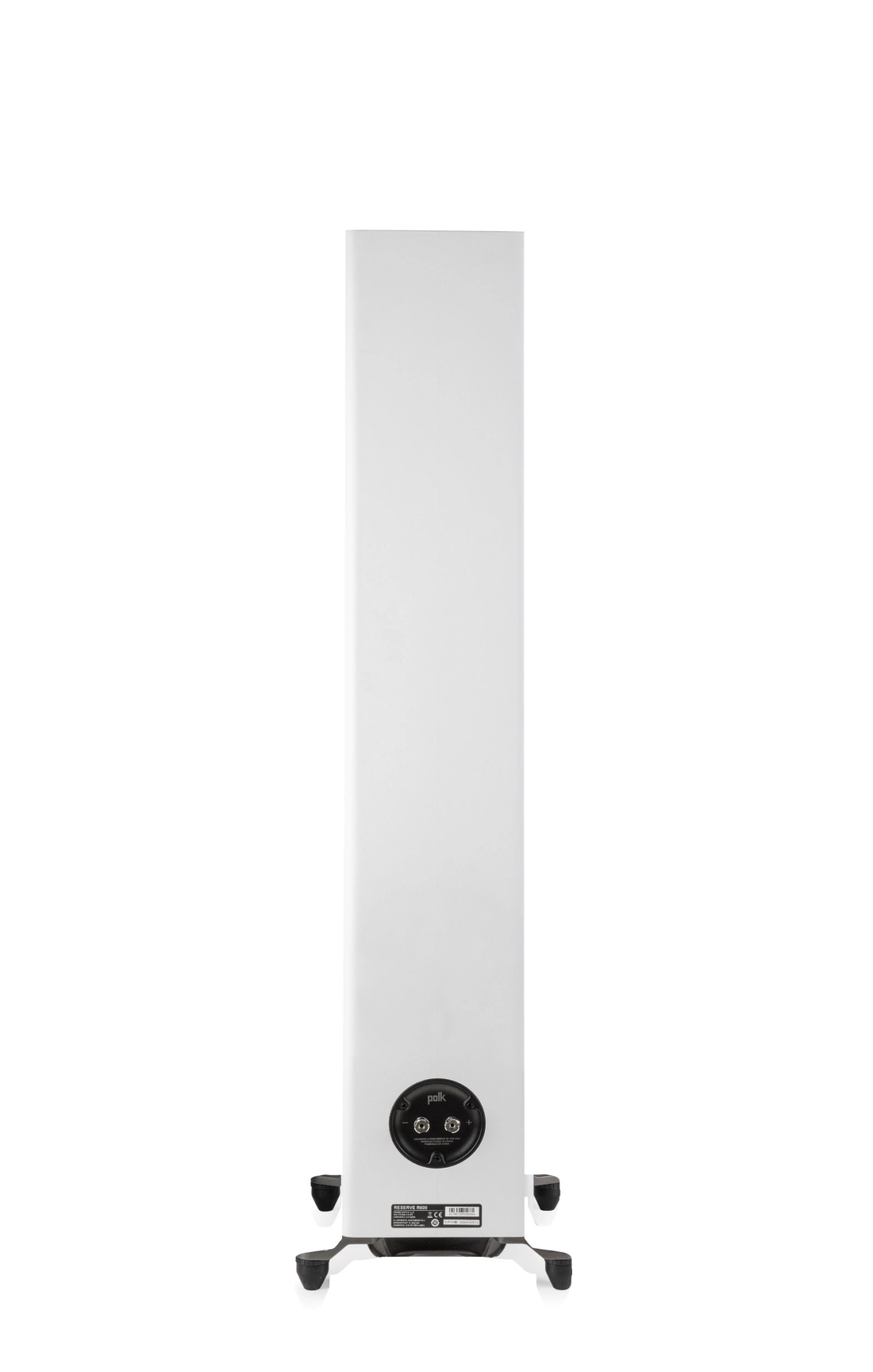 Polk Audio R600 lattiakaiutin, valkoinen takaa