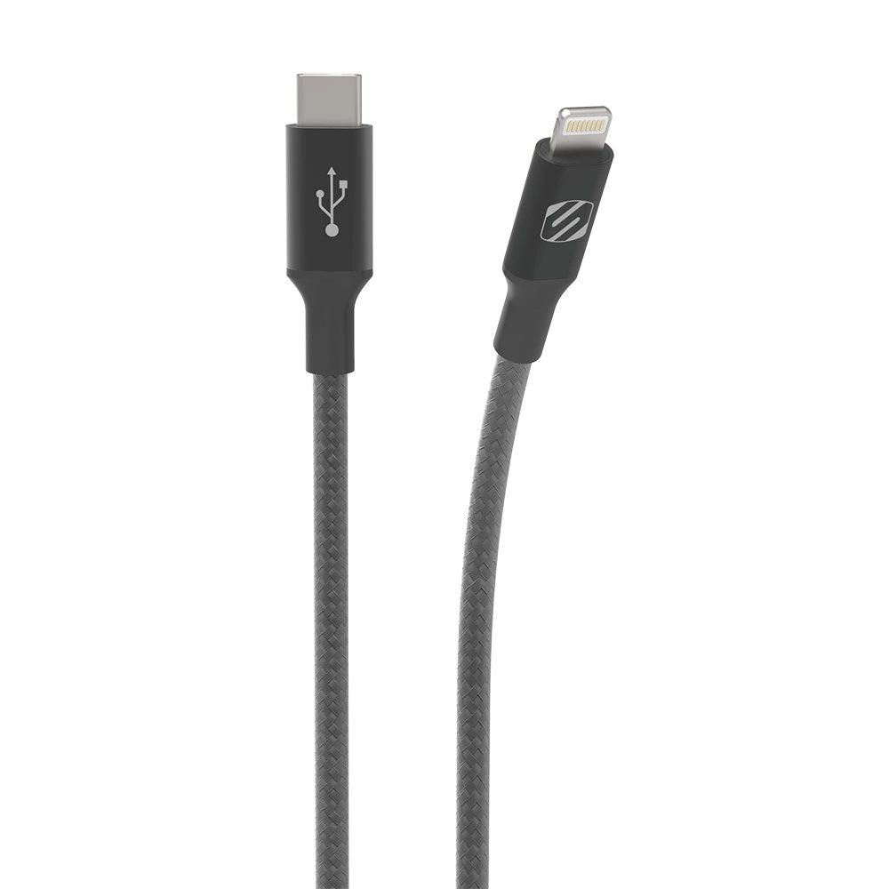 Scosche StrikeLine™ Premium USB-C - Lightning latausjohto, 2.4 metriä