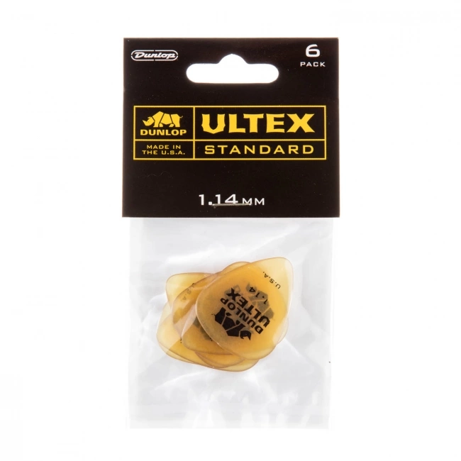 Dunlop ULTEX STANDARD 1.14mm plektra, 6kpl pakkaus