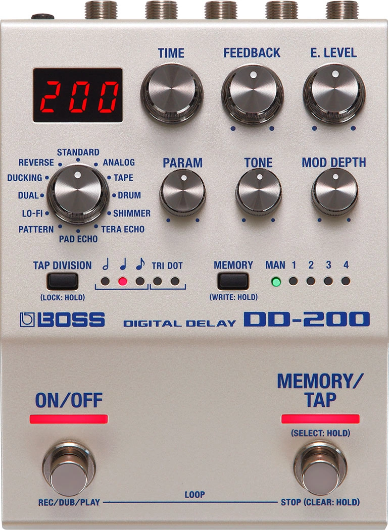 BOSS DD-200 Digital Delay pedaali