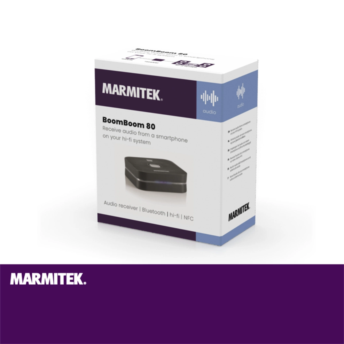 Marmitek BoomBoom 80 Bluetooth-vastaanotin paketti