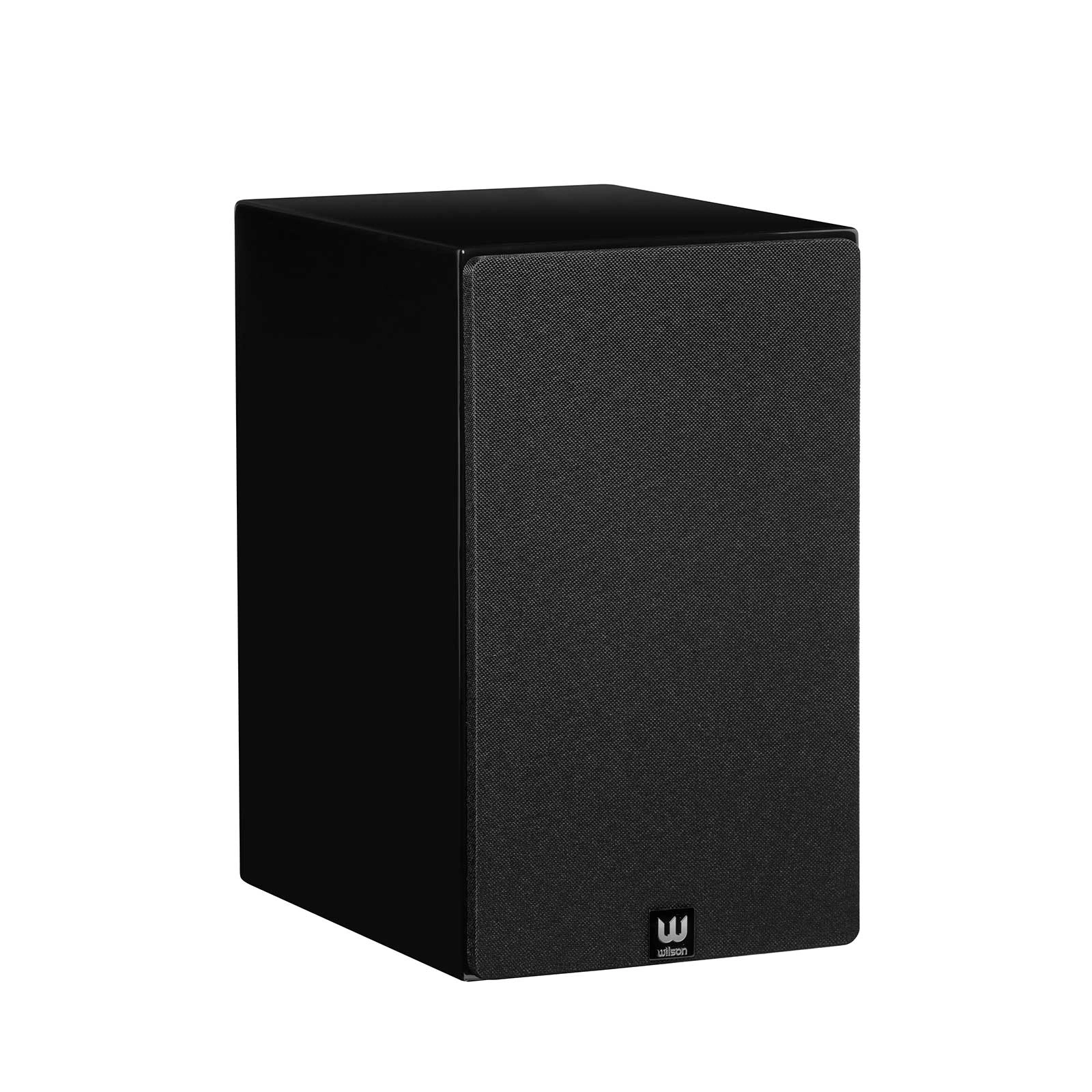 Wilson EL-4 hyllykaiutin, musta, etuviisto etuverkolla