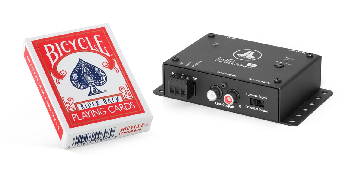 JL Audio LOC-22 pieni kokoinen linjamuunnin