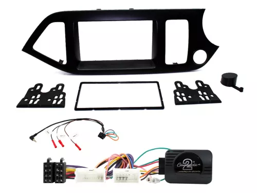 Connects2 CTKKI25 Kia Picanto 2011> 2-DIN installation kit