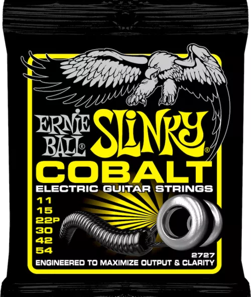 Ernie Ball EB-2727 Cobalt Beefy Slinky electric guitar string set