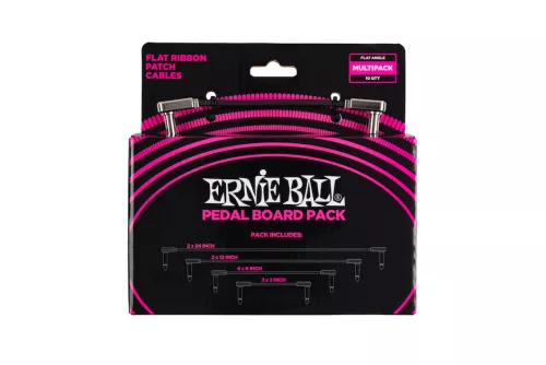 Ernie Ball EB-6224 Flat Ribbon Patch Cable set