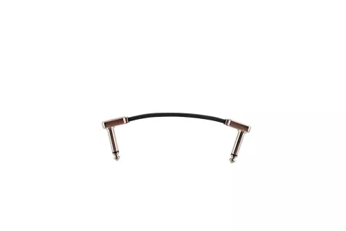 Ernie Ball EB-6225 Flat Ribbon Patch Cable 7.5cm cable, black