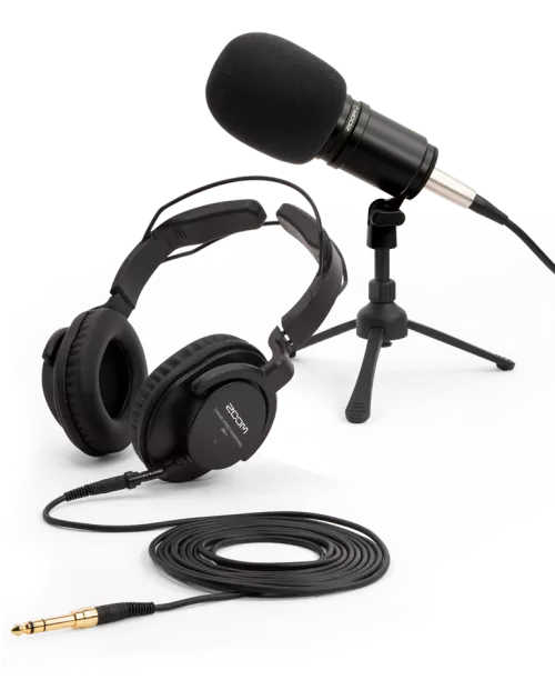 Zoom ZDM-1 podcast microphone bundle