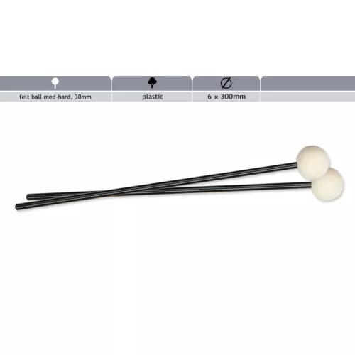 Rohema felt mallets, pair