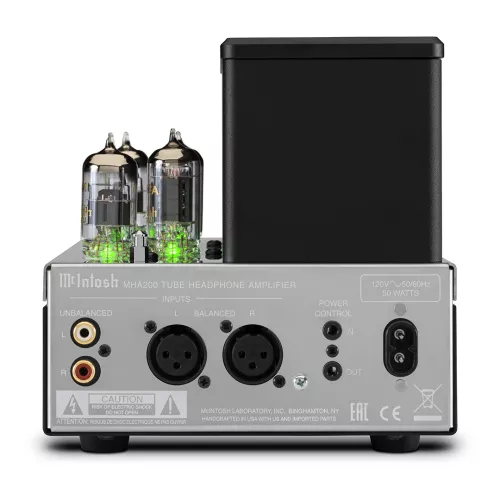 McIntosh MHA200 putkikäyttöinen kuulokevahvistin takapaneelin liitännät 1073660196449a63f6.jpg