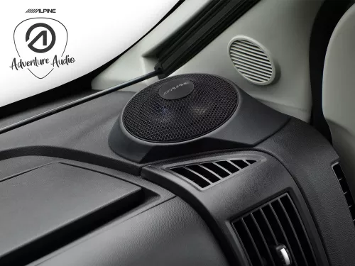 Alpine SPC-R100DU radial speakers for Fiat Ducato camper van