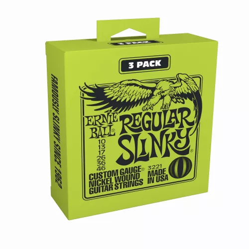 Ernie Ball EB-3221 3-pack Regular Slinky sähkökitaran kielisetti 742560ba11807c3a8.jpg
