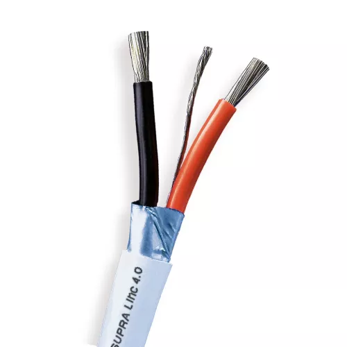 Supra Linc 2x4.0mm2 shielded speaker cable, 1 m