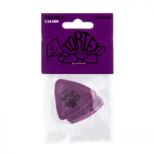 Dunlop TORTEX TRIANGLE 1.14mm plektra, 6kpl pakkaus 809960fa906c3877e.jpg