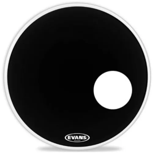 EQ3 Bass Reso 20" bass drum front head with port, black