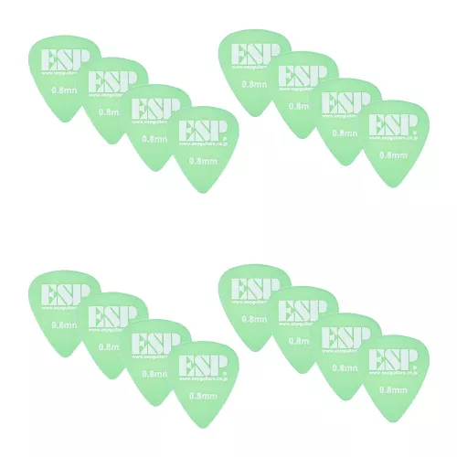 ESP Grip 0.8mm Green Plektra