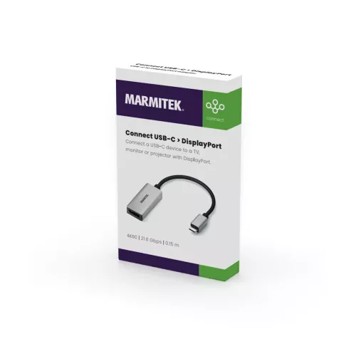 Marmitek Connect USB-C > Display Port adapteri pakkaus 11842615ebe6d56261.jpg