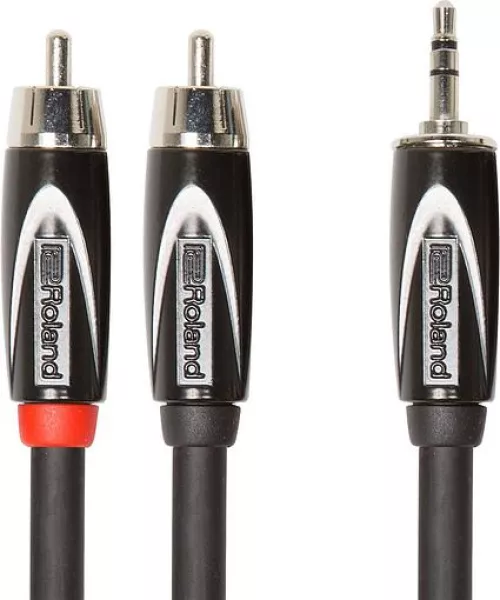 Roland 2 x RCA uros - 3,5 mm uros -kaapeli, 1,5 m