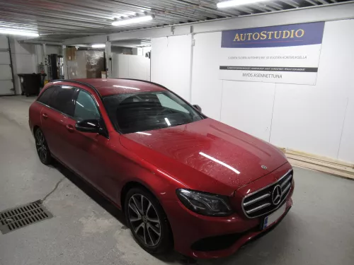 Mercedes E-Class S213 2020 speaker upgrade and dampening