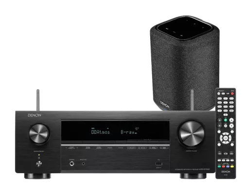 Denon multiroom package AVR-X1800H + Home 150 NV, black