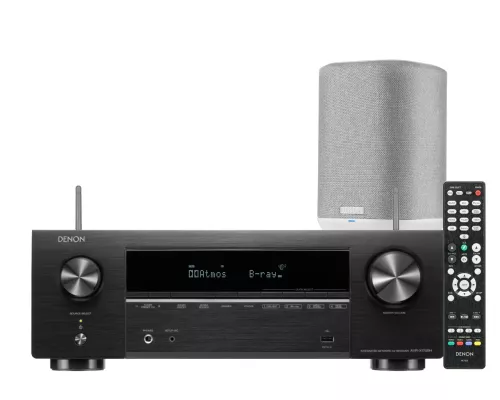 Denon multiroom package AVR-X1800H + Home 150 NV, white
