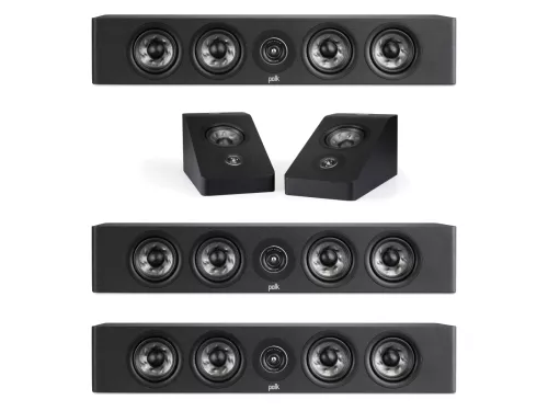 Polk Audio Reserve 5.1 speaker system. black