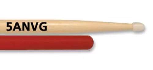 Vic Firth American Classic Nylon 5ANVG drumsticks, hickory, with grip