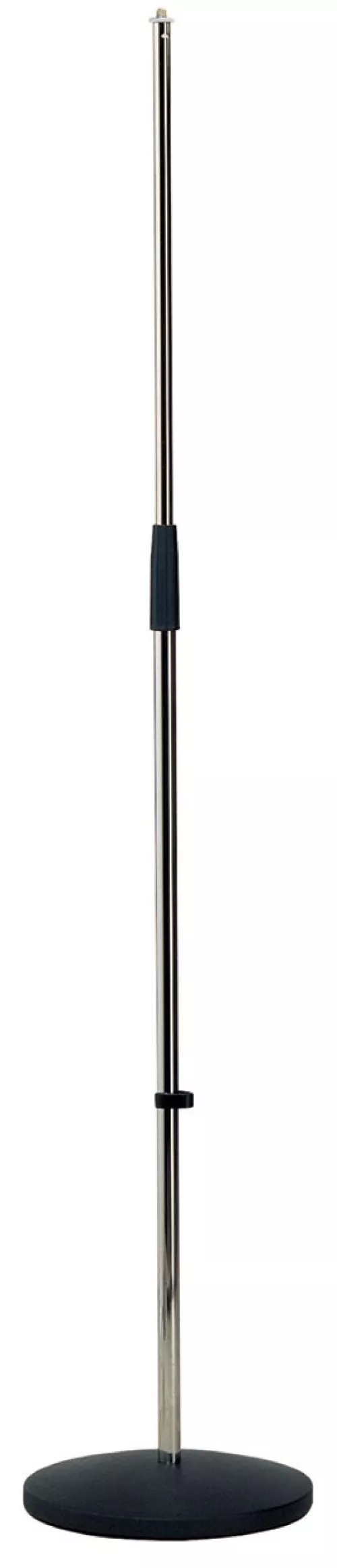 K&M 260/1 microphone stand, nickel, round base