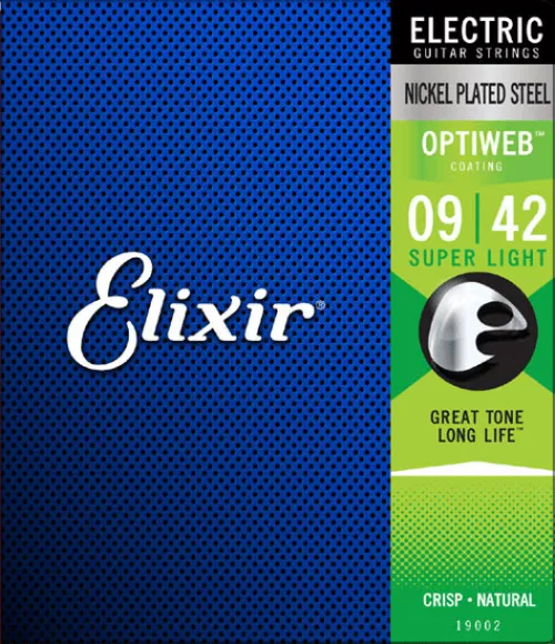Elixir Optiweb Super Light 09-42 electric guitar string set