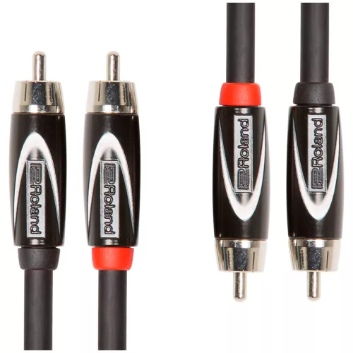 Roland RCC-3-2R2R Black Series 2 x RCA / 2 x RCA liitäntäkaapeli