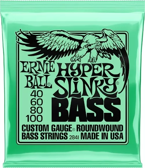 Ernie Ball 2841 Hyper Slinky Bass Nickel bass string set