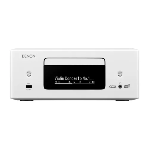 Denon RCD-N12 Network CD receiver, white