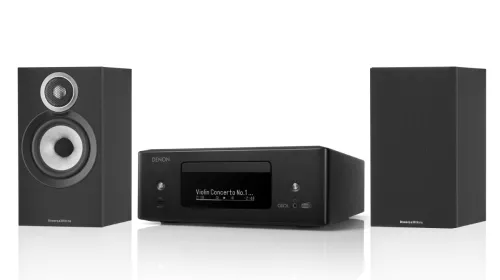 Stereo package Denon RCD-N12 + B&W 607 S3, black