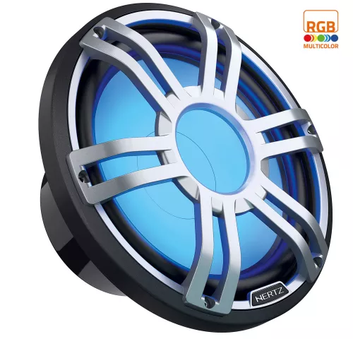 Hertz HMS10S4-LD-G 10" marine LED subwoofer, black 4ohm