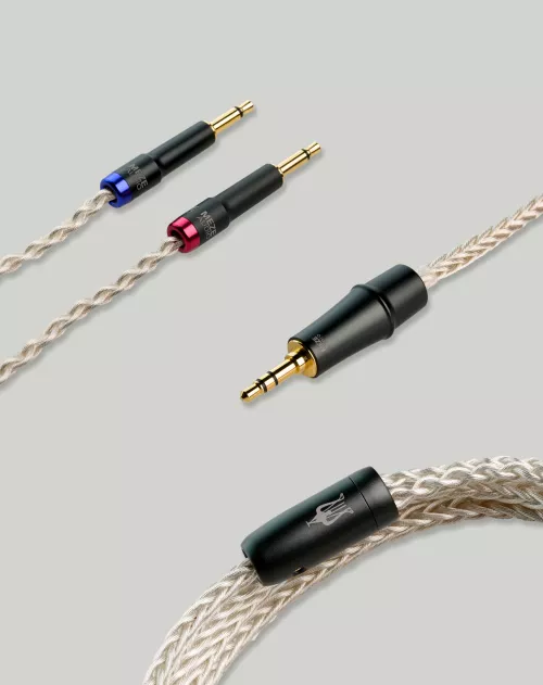 Meze Audio Silver Plated PCUHD cable 3.5mm to 3.5mm, 1.3m