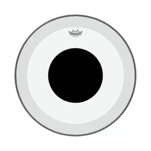 Remo Powerstroke 3 Clear Black Dot 18" drumhead