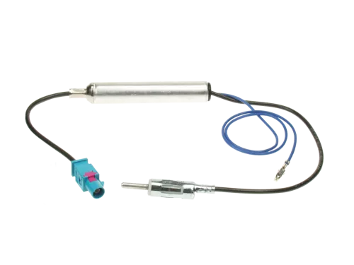ACV 1524-03 Antenna adapter Fakra(m)>DIN(m) 12V phantom power