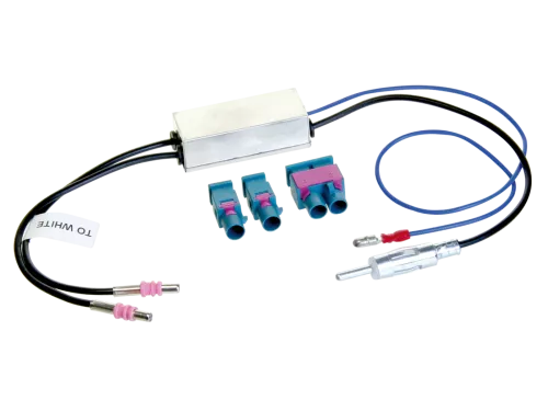 ACV 1524-70-0 Antenna adapter Fakra(m)(Set)>DIN(m) 12V phantom bulk
