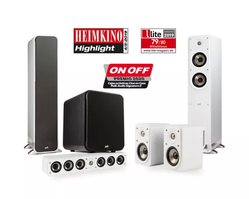 Polk Audio Signature Elite 5.1 loudspeaker system, white