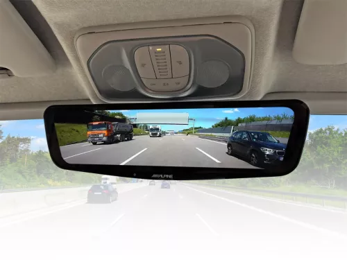 Alpine DME-R1200 rear mirror camera system