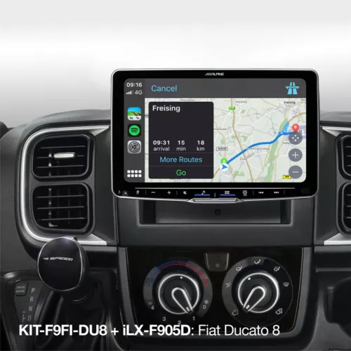 Alpine ILX-F905D-DU8 Fiat Ducato 8 Halo9 headunit