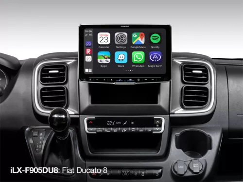 Alpine Halo 9 iLX-F905DU8 headunit for Fiat Ducato 8